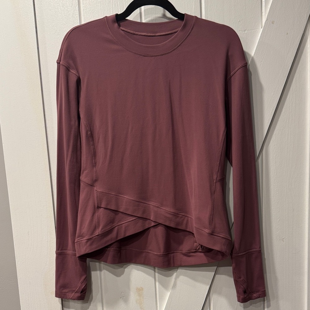 lululemon Close to Crossing Long Sleeve Shirt ~ Size M